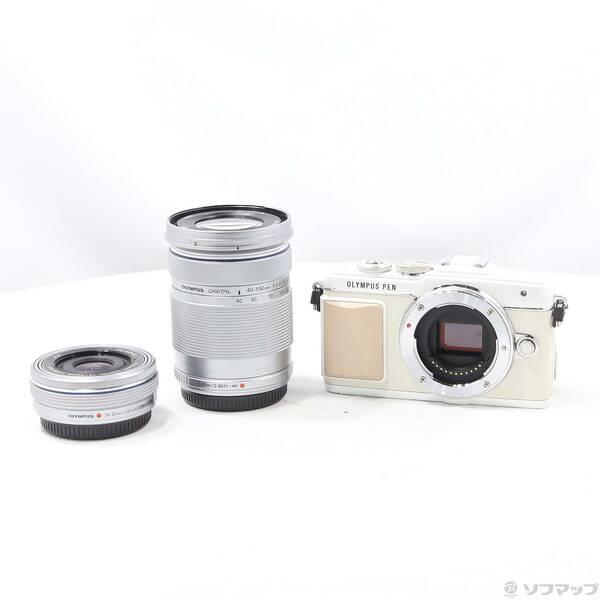 〔中古〕OLYMPUS(オリンパス) PEN Lite E-PL7 EZダブルズームキット ホワイト〔198-ud〕 | 