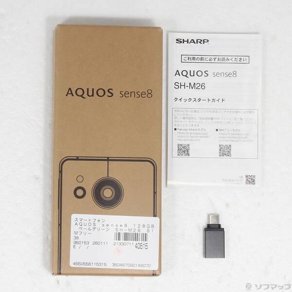 〔中古〕SHARP(シャープ) AQUOS sense8 128GB ペールグリーン SH-M26 SIMフリー〔198-ud〕 |  | 04