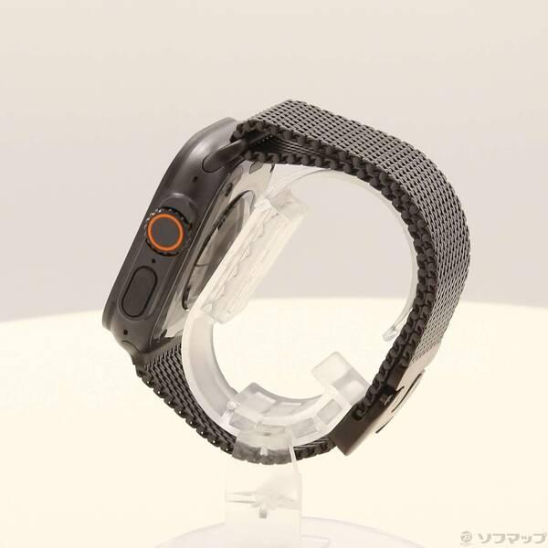 〔中古〕Apple(アップル) Apple Watch Ultra 2 GPS + Cellular 49mm ブラックチタニウムケース ブラックチタニウムミラネーゼループ〔198-ud〕 |  | 01