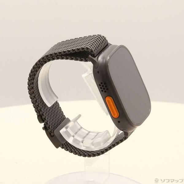 〔中古〕Apple(アップル) Apple Watch Ultra 2 GPS + Cellular 49mm ブラックチタニウムケース ブラックチタニウムミラネーゼループ〔198-ud〕 |  | 03