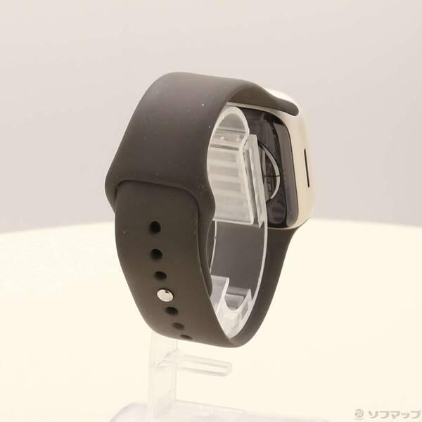 〔中古〕Apple(アップル) Apple Watch Series 9 GPS + Cellular 41mm スターライトアルミニウムケース クレイスポーツバンド〔344-ud〕 |  | 02