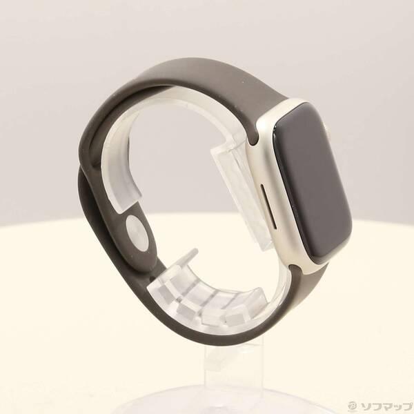 〔中古〕Apple(アップル) Apple Watch Series 9 GPS + Cellular 41mm スターライトアルミニウムケース クレイスポーツバンド〔344-ud〕 |  | 03