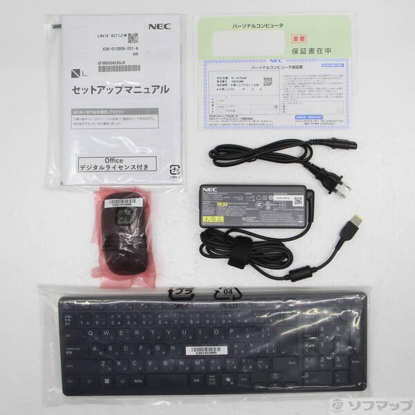 〔中古〕NEC(エヌイーシー) 〔展示品〕 LAVIE A27 PC-A2795JAB ファインブラック〔258-ud〕 |  | 04