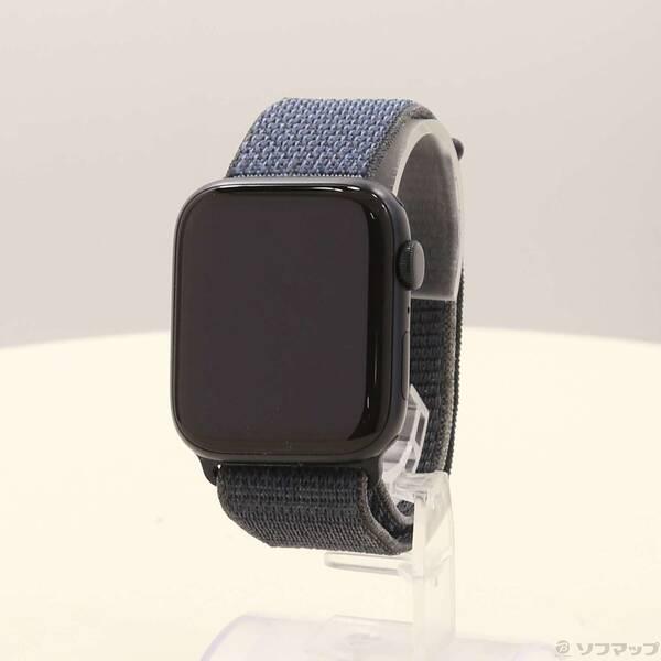 〔中古〕Apple(アップル) Apple Watch SE 第3世代 GPS + Cellular 44mm ミッドナイトアルミニウムケース アンカーブルースポーツループ〔297-ud〕 | 