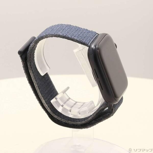 〔中古〕Apple(アップル) Apple Watch SE 第3世代 GPS + Cellular 44mm ミッドナイトアルミニウムケース アンカーブルースポーツループ〔297-ud〕 |  | 03