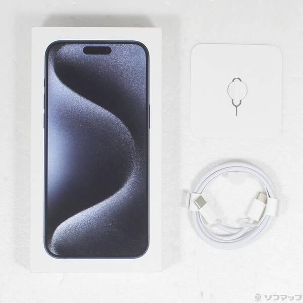 〔中古〕Apple(アップル) iPhone15 Pro Max 256GB ブルーチタニウム MU6T3J／A SIMフリー〔377-ud〕 |  | 04