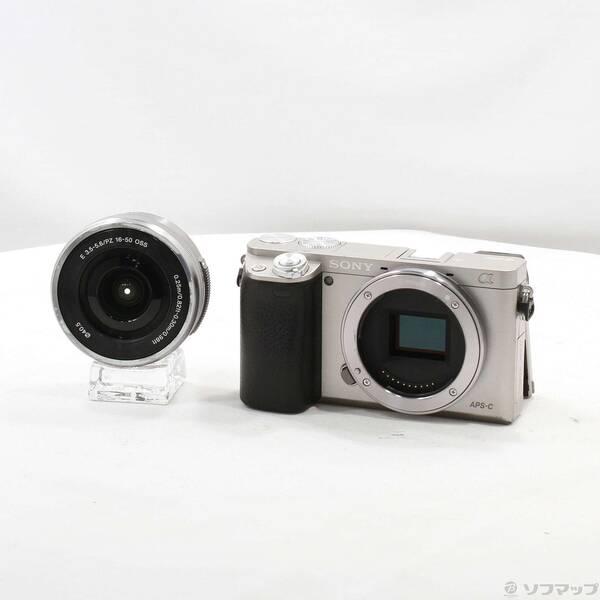〔中古〕SONY(ソニー) α6000 パワーズームレンズキット シルバー ILCE-6000L〔295-ud〕 | 