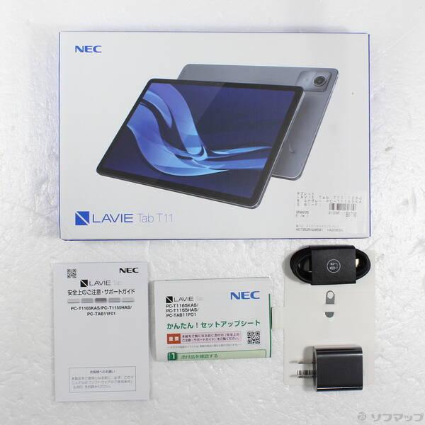 中古〕NEC(エヌイーシー) 〔展示品〕 LAVIE Tab T11 128GB ルナグレー