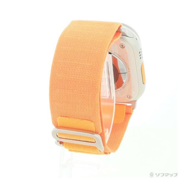 〔中古〕Apple(アップル) Apple Watch Ultra GPS + Cellular 49mm チタニウムケース オレンジアルパインループ〔377-ud〕 |  | 02