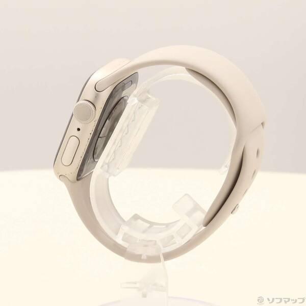 〔中古〕Apple(アップル) Apple Watch Series 7 GPS 41mm スターライトアルミニウムケース スターライトスポーツバンド〔344-ud〕 |  | 01