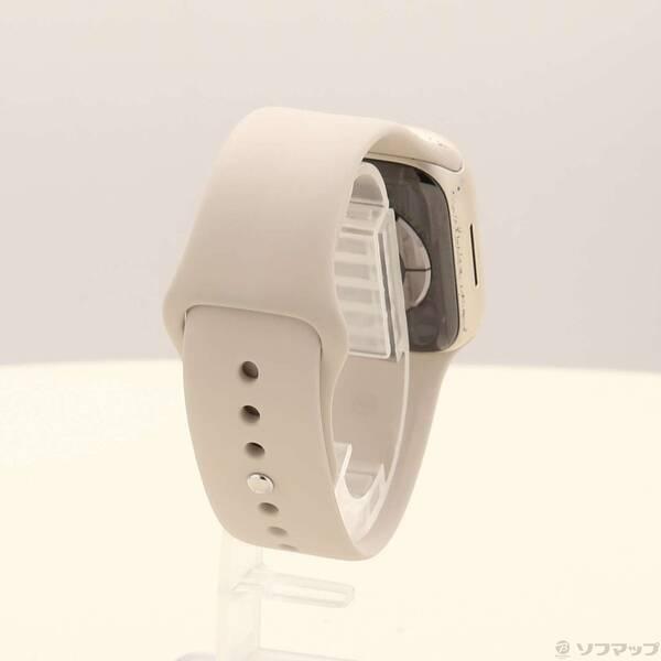 〔中古〕Apple(アップル) Apple Watch Series 7 GPS 41mm スターライトアルミニウムケース スターライトスポーツバンド〔344-ud〕 |  | 02