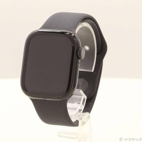 〔中古〕Apple(アップル) Apple Watch Series 10 GPS 42mm ジェットブラックアルミニウムケース ブラックスポーツバンド〔198-ud〕 | 