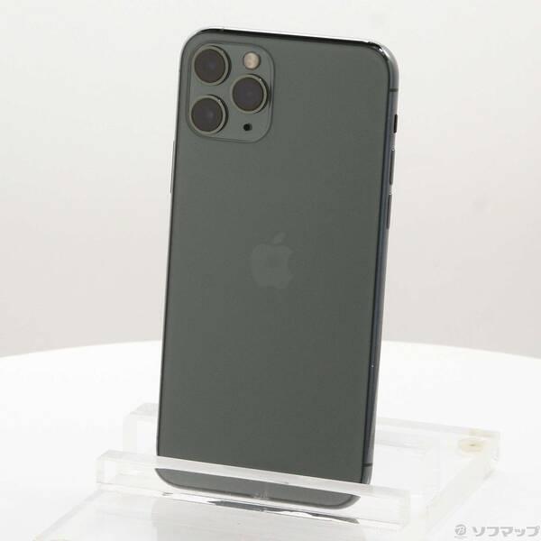 〔中古〕Apple(アップル) iPhone11 Pro 64GB ミッドナイトグリーン MWC62J／A SIMフリー〔352-ud〕 | 