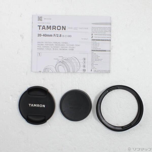 〔中古〕TAMRON(タムロン) 20-40mm F／2.8 Di III VXD ソニーEマウント用 Model A062〔349-ud〕 |  | 04