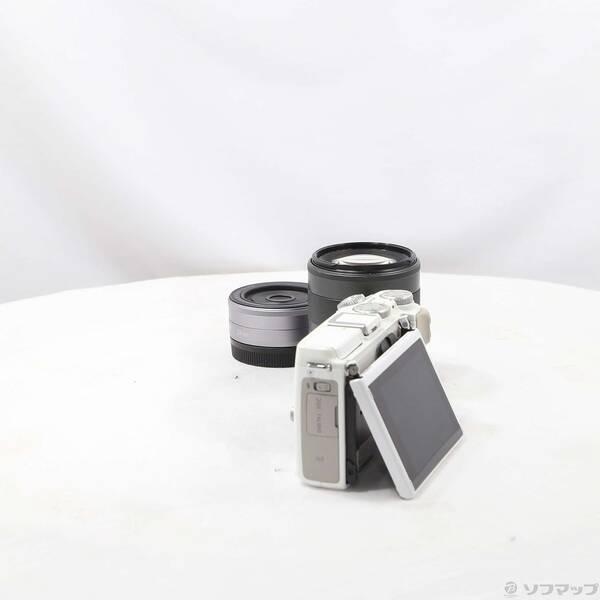 〔中古〕Canon(キヤノン) 期間特価対象品 EOS M3 ダブルレンズキット WH (2420万画素／SDXC／ホワイト)〔198-ud〕 |  | 01