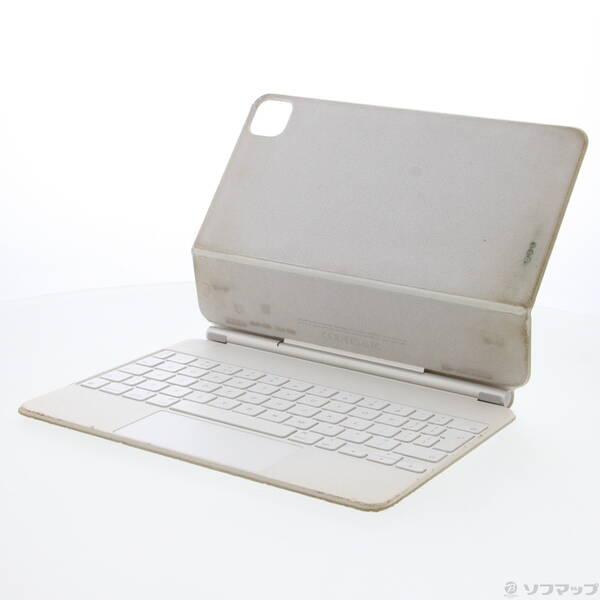 〔中古〕Apple(アップル) 〔展示品〕 11インチiPad Pro(第3世代)・iPad Air(第4世代)用Magic Keyboard - 英語(UK) MJQJ3BQ／A ホワイト〔198-ud〕 | 
