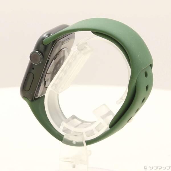 〔中古〕Apple(アップル) Apple Watch Series 7 GPS 41mm グリーンアルミニウムケース クローバースポーツバンド〔198-ud〕 |  | 01