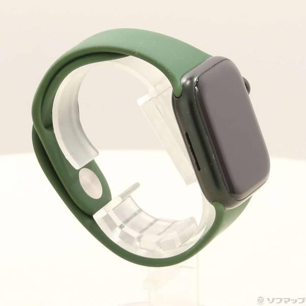 〔中古〕Apple(アップル) Apple Watch Series 7 GPS 41mm グリーンアルミニウムケース クローバースポーツバンド〔198-ud〕 |  | 03