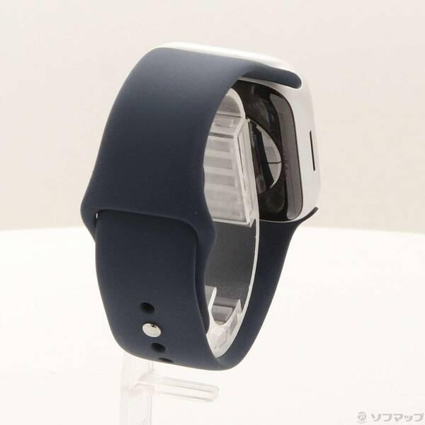 〔中古〕Apple(アップル) Apple Watch Series 9 GPS 45mm シルバーアルミニウムケース ストームブルースポーツバンド〔262-ud〕 |  | 02