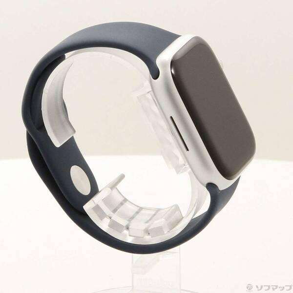 〔中古〕Apple(アップル) Apple Watch Series 9 GPS 45mm シルバーアルミニウムケース ストームブルースポーツバンド〔262-ud〕 |  | 03