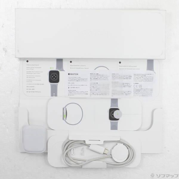 〔中古〕Apple(アップル) Apple Watch Series 9 GPS 45mm シルバーアルミニウムケース ストームブルースポーツバンド〔262-ud〕 |  | 04
