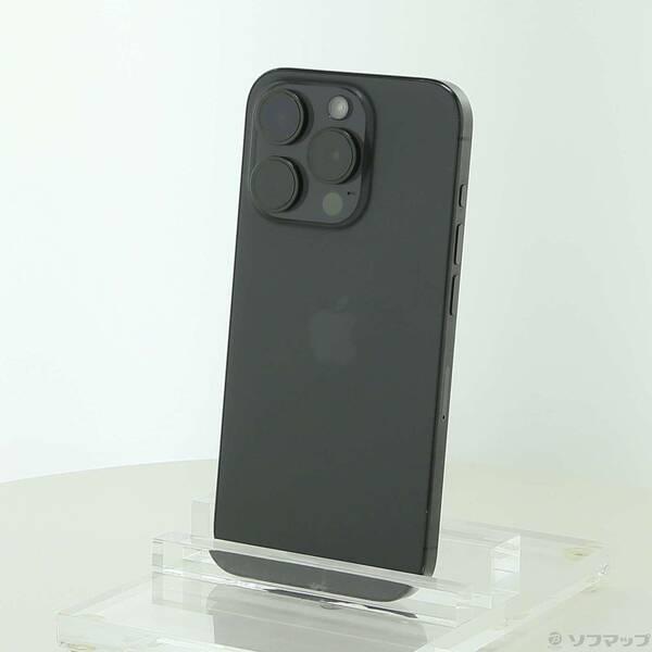 〔中古〕Apple(アップル) iPhone15 Pro 256GB ブラックチタニウム MTUC3J／A SIMフリー〔269-ud〕 | 