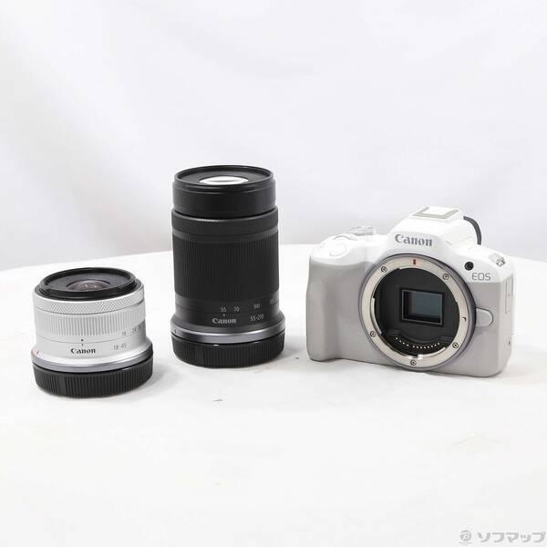 〔中古〕Canon(キヤノン) EOS R50 ダブルズームキット ホワイト〔251-ud〕 | 
