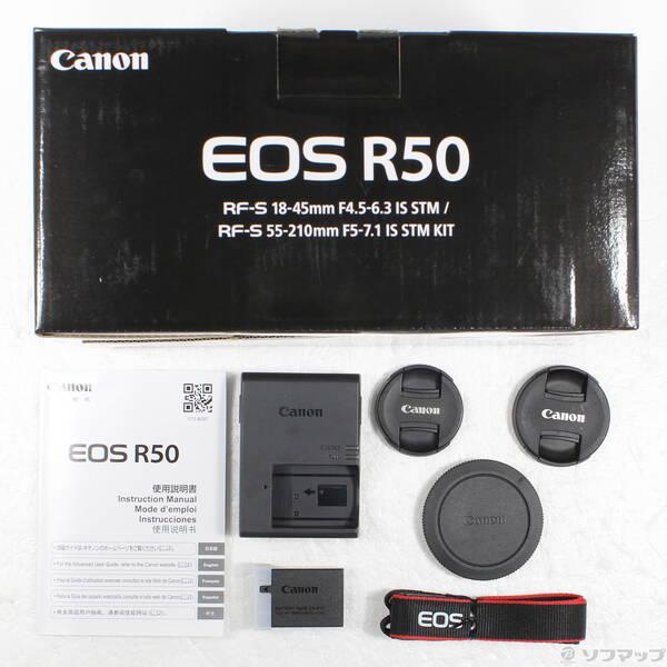〔中古〕Canon(キヤノン) EOS R50 ダブルズームキット ホワイト〔251-ud〕 |  | 05