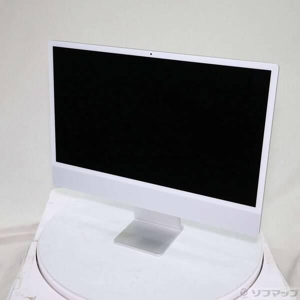 〔中古〕Apple(アップル) iMac 24-inch Late-2023 MQR93J／A Apple M3 8コアCPU_8コアGPU 8GB SSD256GB シルバー 〔15.7 Sequoia〕〔198-ud〕 | 