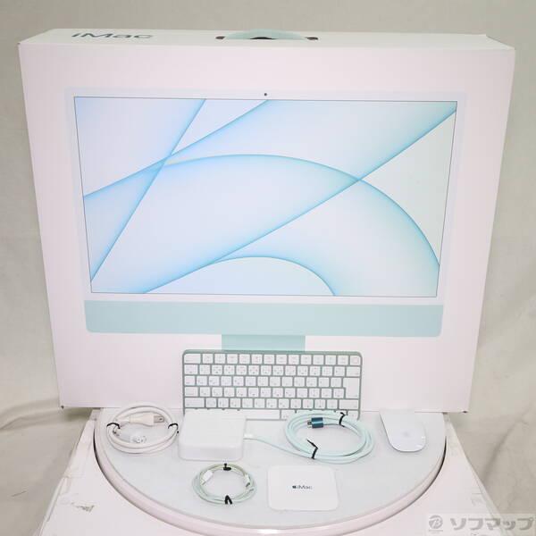 〔中古〕Apple(アップル) iMac 24-inch Mid-2021 MGPJ3J／A Apple M1 8コアCPU_8コアGPU 8GB SSD512GB グリーン 〔12.7 Monterey〕〔198-ud〕 |  | 04
