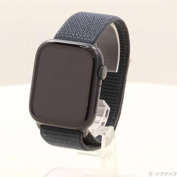 〔中古〕Apple(アップル) Apple Watch Series 9 GPS 45mm ミッドナイトアルミニウムケース ミッドナイトスポーツループ〔198-ud〕 | 