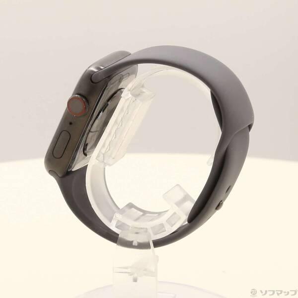 〔中古〕Apple(アップル) Apple Watch Series 7 GPS + Cellular 45mm スペースブラックチタニウムケース ダークグレイスポーツバンド〔344-ud〕 |  | 01