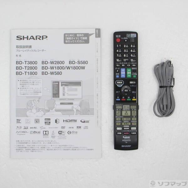 〔中古〕SHARP(シャープ) 〔中古品〕 BD-W580 ブルーレイレコーダー AQUOS(アクオス) ブルーレイ [500GB] 〔生産完了品〕 ［500GB ／2番組同時録画］〔198-ud〕 |  | 04