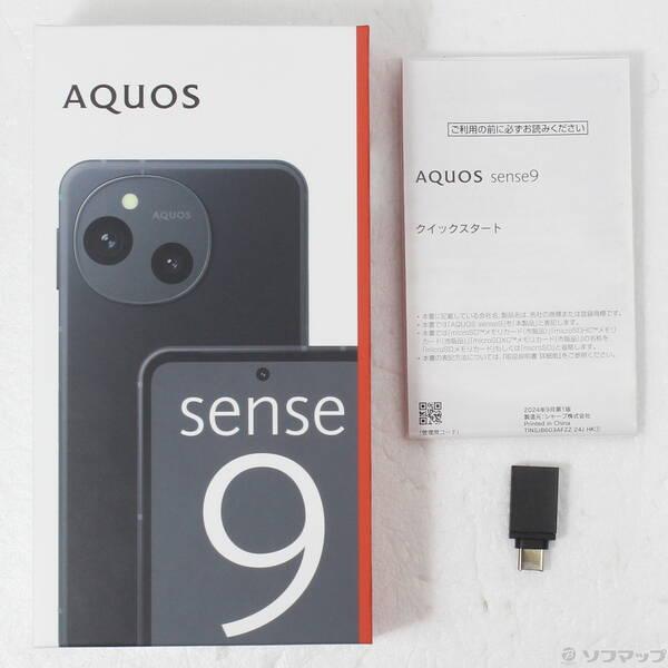 中古〕SHARP(シャープ) AQUOS sense9 256GB ブラック SH-M29 SIMフリー