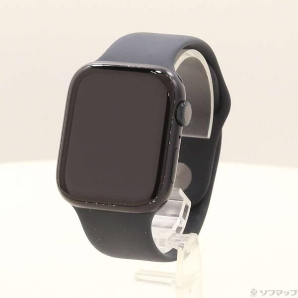 〔中古〕Apple(アップル) Apple Watch Series 9 GPS 45mm ミッドナイトアルミニウムケース ミッドナイトスポーツバンド〔198-ud〕 | 