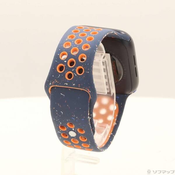 〔中古〕Apple(アップル) Apple Watch SE 第2世代 GPS 44mm ミッドナイトアルミニウムケース ブルーフレイムNikeスポーツバンド〔198-ud〕 |  | 02