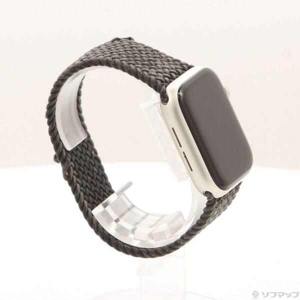 〔中古〕Apple(アップル) Apple Watch SE 第2世代 GPS 40mm スターライトアルミニウムケース ミッドナイトブレイデッドソロループ〔377-ud〕 |  | 03