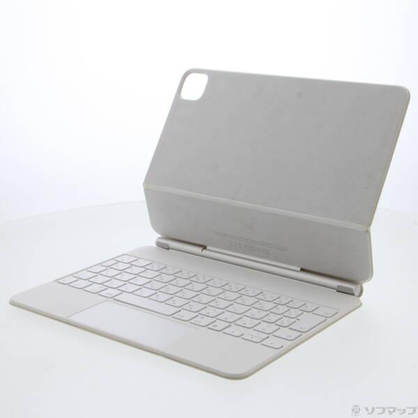 〔中古〕Apple(アップル) 11インチ iPad Pro 第3／2／1世代用 Magic Keyboard 日本語 ホワイト MJQJ3J／A〔377-ud〕 | 