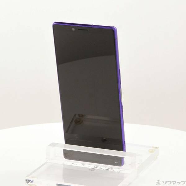 〔中古〕SONY(ソニー) Xperia 1 64GB パープル SO-03L docomoロック解除SIMフリー〔198-ud〕 |  | 02