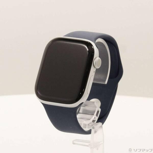 〔中古〕Apple(アップル) 〔展示品〕 Apple Watch Series 10 GPS 46mm シルバーアルミニウムケース デニムスポーツバンド〔198-ud〕 | 