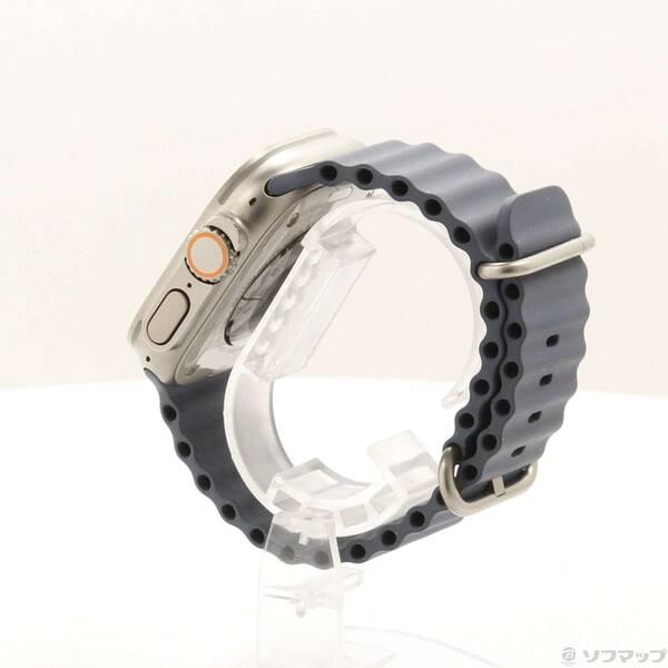 〔中古〕Apple(アップル) 〔展示品〕 Apple Watch Ultra 3 GPS + Cellular 49mm ナチュラルチタニウムケース アンカーブルーオーシャンバンド〔198-ud〕 |  | 01