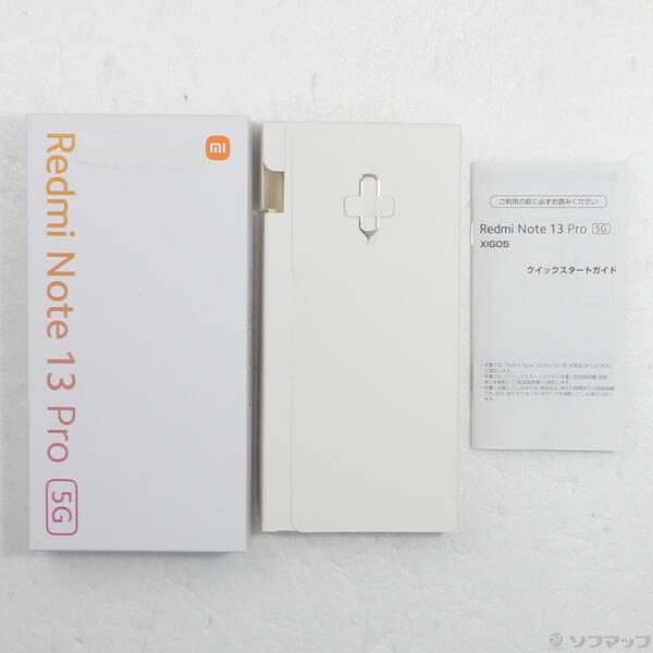 〔中古〕Xiaomi(シャオミ) Redmi Note 13 Pro 5G 256GB オーロラパープル XIG05 au SIMフリー〔297-ud〕 |  | 04