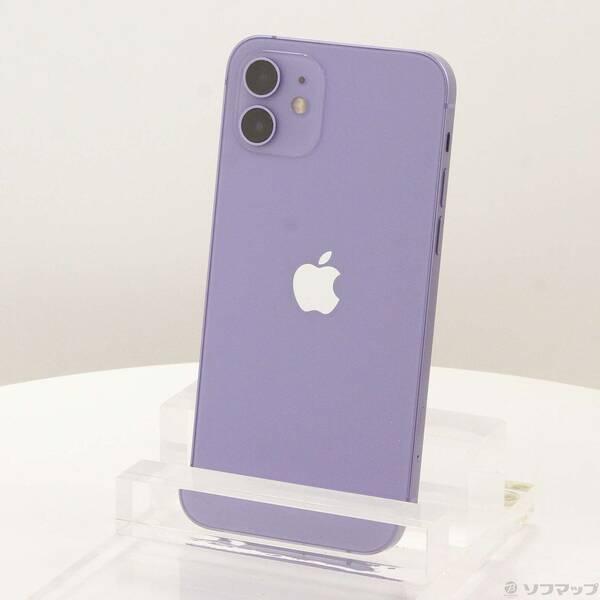 〔中古〕Apple(アップル) iPhone12 128GB パープル MJNJ3J／A SIMフリー〔198-ud〕 | 