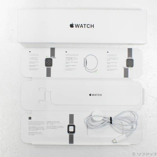 〔中古〕Apple(アップル) Apple Watch SE 第1世代 GPS + Cellular 44mm シルバーアルミニウムケース アビスブルー／モスグリーンスポーツループ〔377-ud〕 |  | 04
