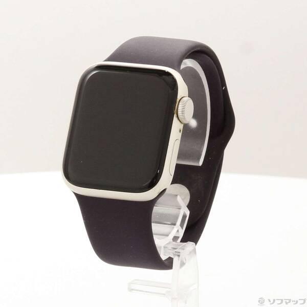 〔中古〕Apple(アップル) Apple Watch SE 第2世代 GPS 40mm スターライトアルミニウムケース エルダーベリースポーツバンド〔377-ud〕 | 
