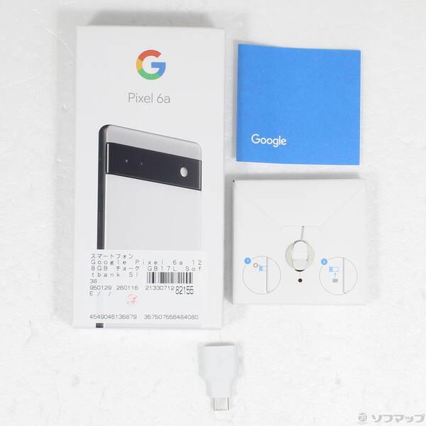 〔中古〕GOOGLE(グーグル) Google Pixel 6a 128GB チョーク GB17L Softbank SIMフリー〔262-ud〕 |  | 04