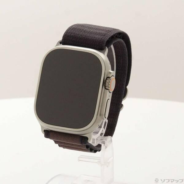 〔中古〕Apple(アップル) Apple Watch Ultra 2 GPS + Cellular 49mm チタニウムケース インディゴアルパインループ〔352-ud〕 | 