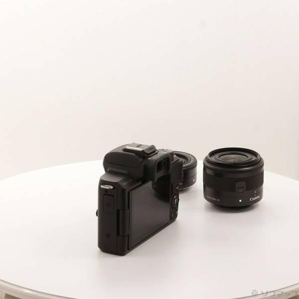 〔中古〕Canon(キヤノン) EOS Kiss M (ブラック) ダブルレンズキット〔262-ud〕 |  | 01