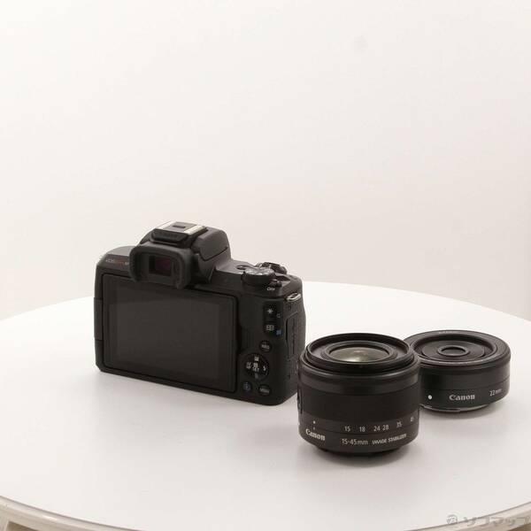 〔中古〕Canon(キヤノン) EOS Kiss M (ブラック) ダブルレンズキット〔262-ud〕 |  | 02