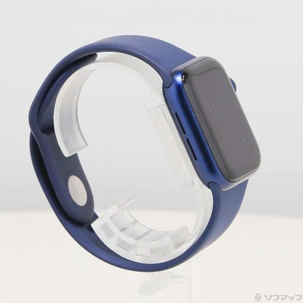 〔中古〕Apple(アップル) Apple Watch Series 6 GPS 40mm ブルーアルミニウムケース ディープネイビースポーツバンド〔349-ud〕 |  | 03